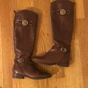 Dark brown Tory Burch riding boots size 5M